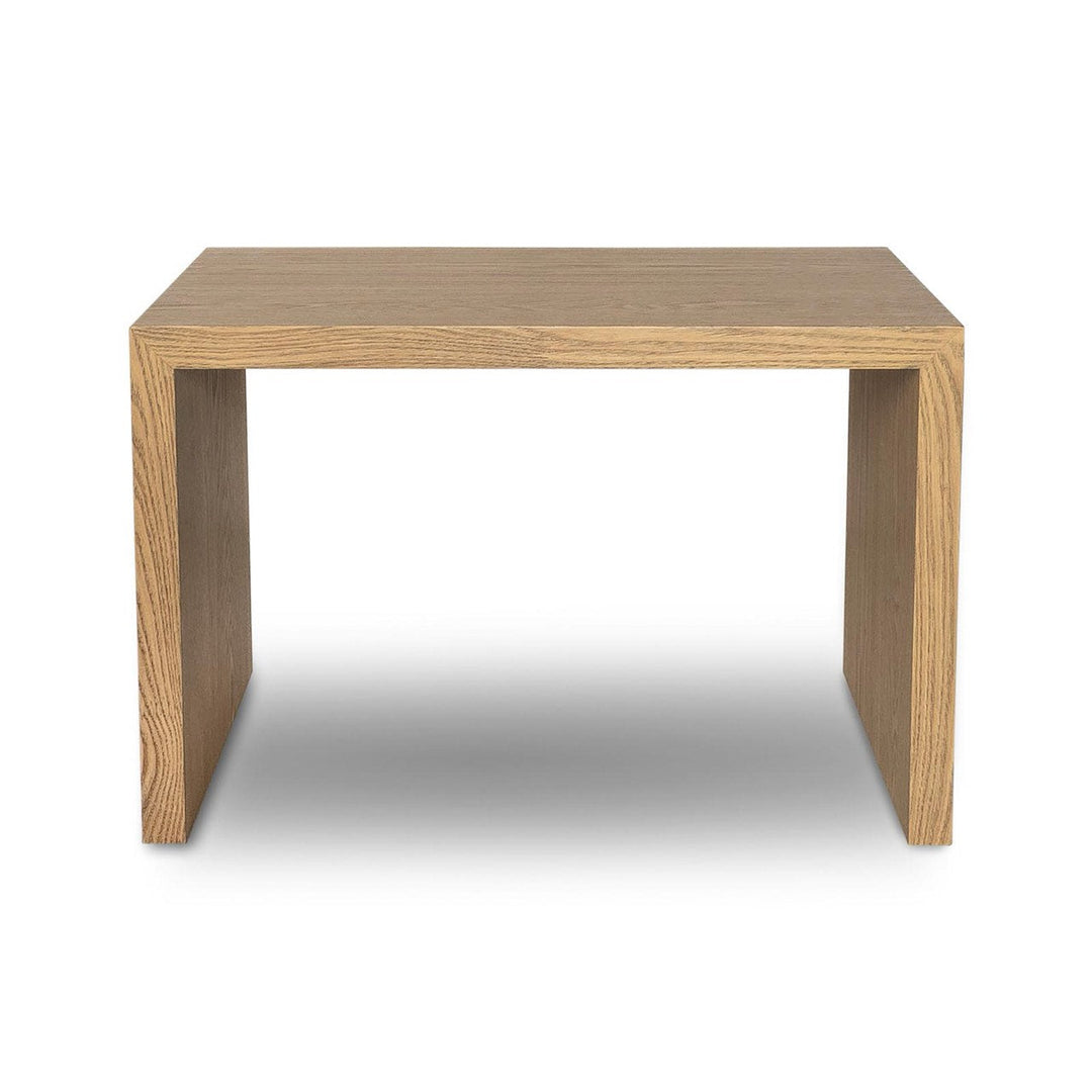 Forest Coffee Ottoman - Cream and Blonde Oak