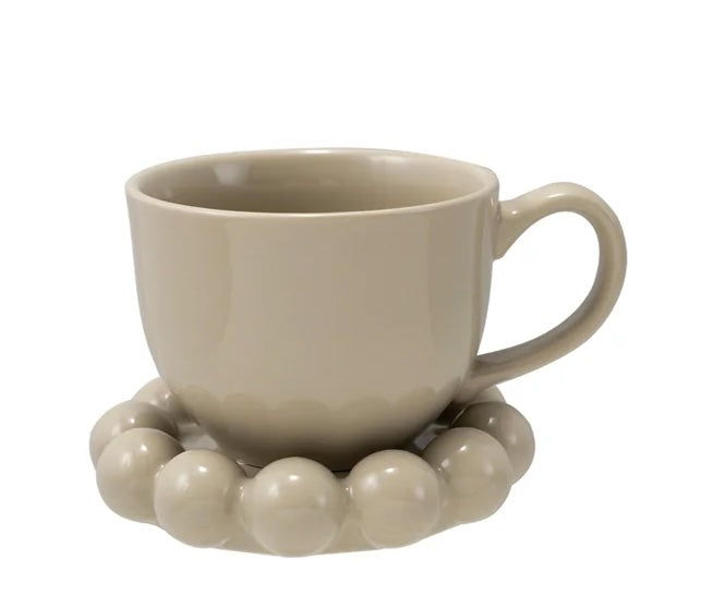 Mug and Bubble Saucer