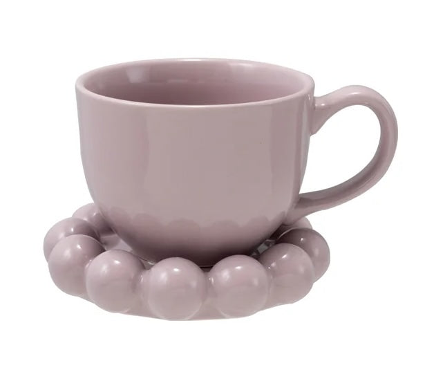 Mug and Bubble Saucer
