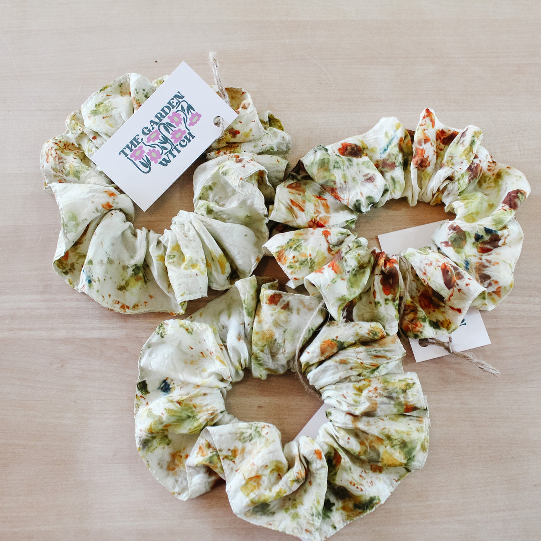 Floral Scrunchies