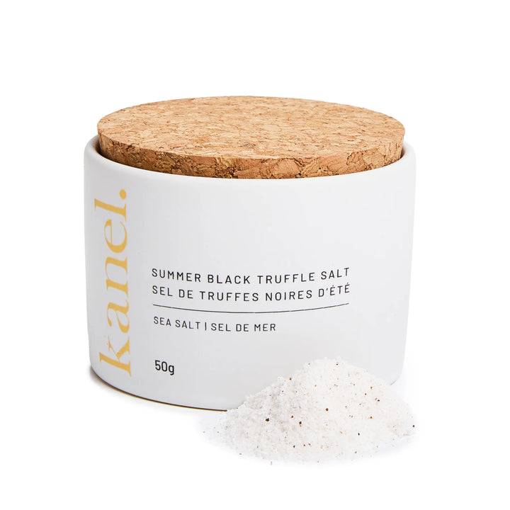 Summer Black Truffle Salt + Cellar
