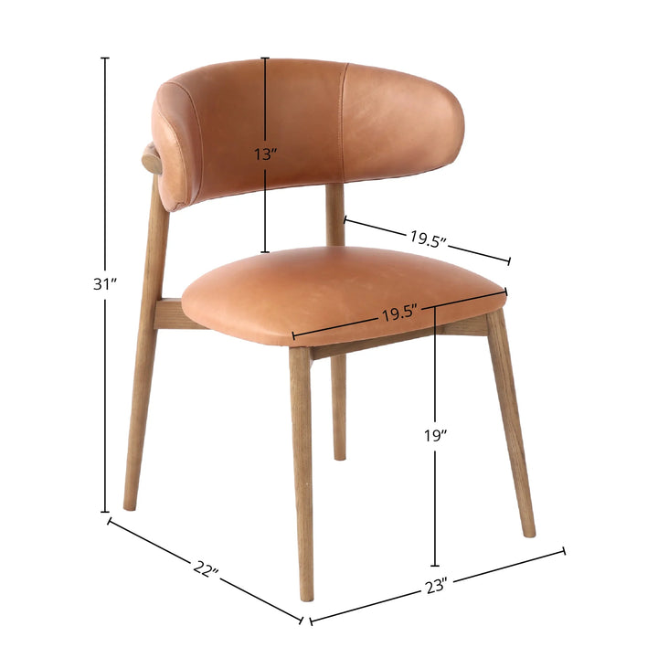 Milo Dining Chair - Leather