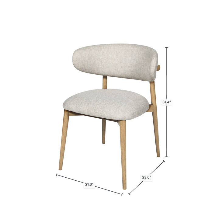 Milo Dining Chair - Fabric