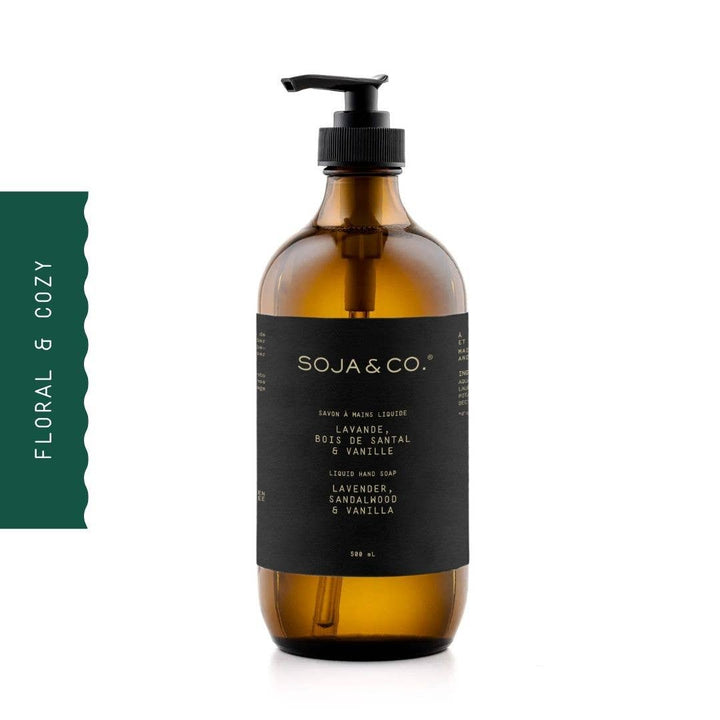 Liquid Hand Soap 500 ml | Lavender, Sandalwood & Vanilla
