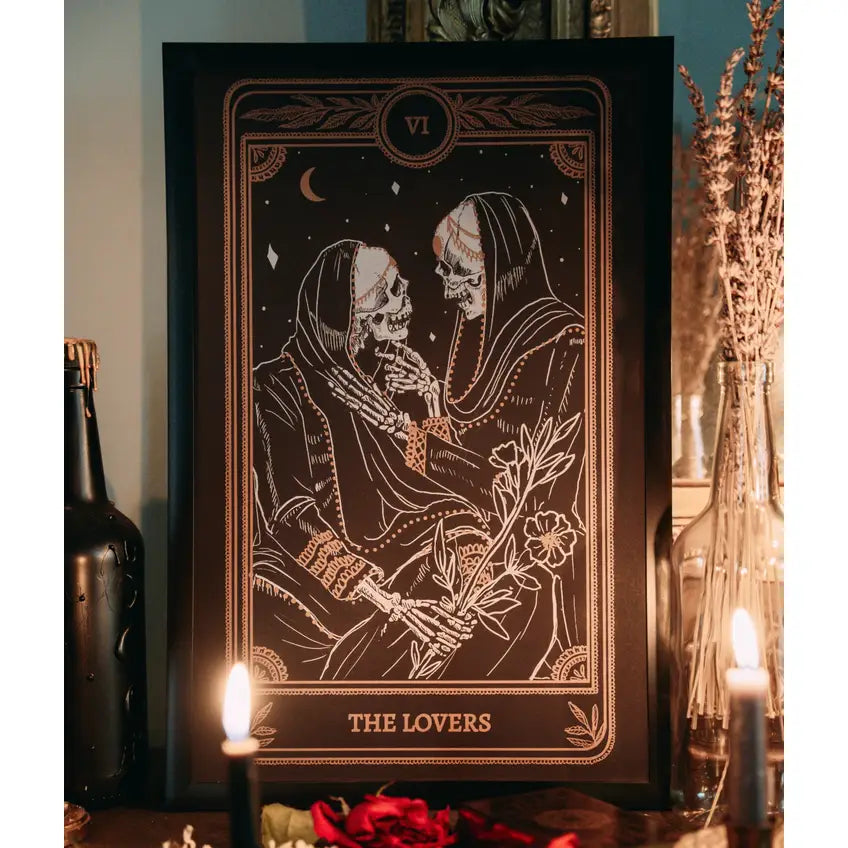 Marigold Tarot Print - The Lovers