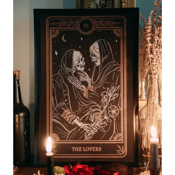 Marigold Tarot Print - The Lovers