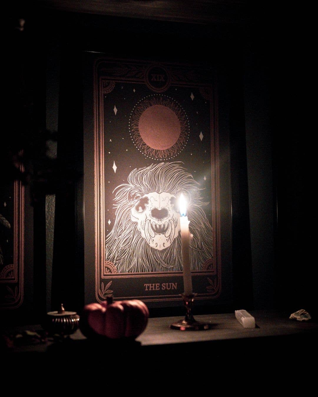 Marigold Tarot Print - The Sun