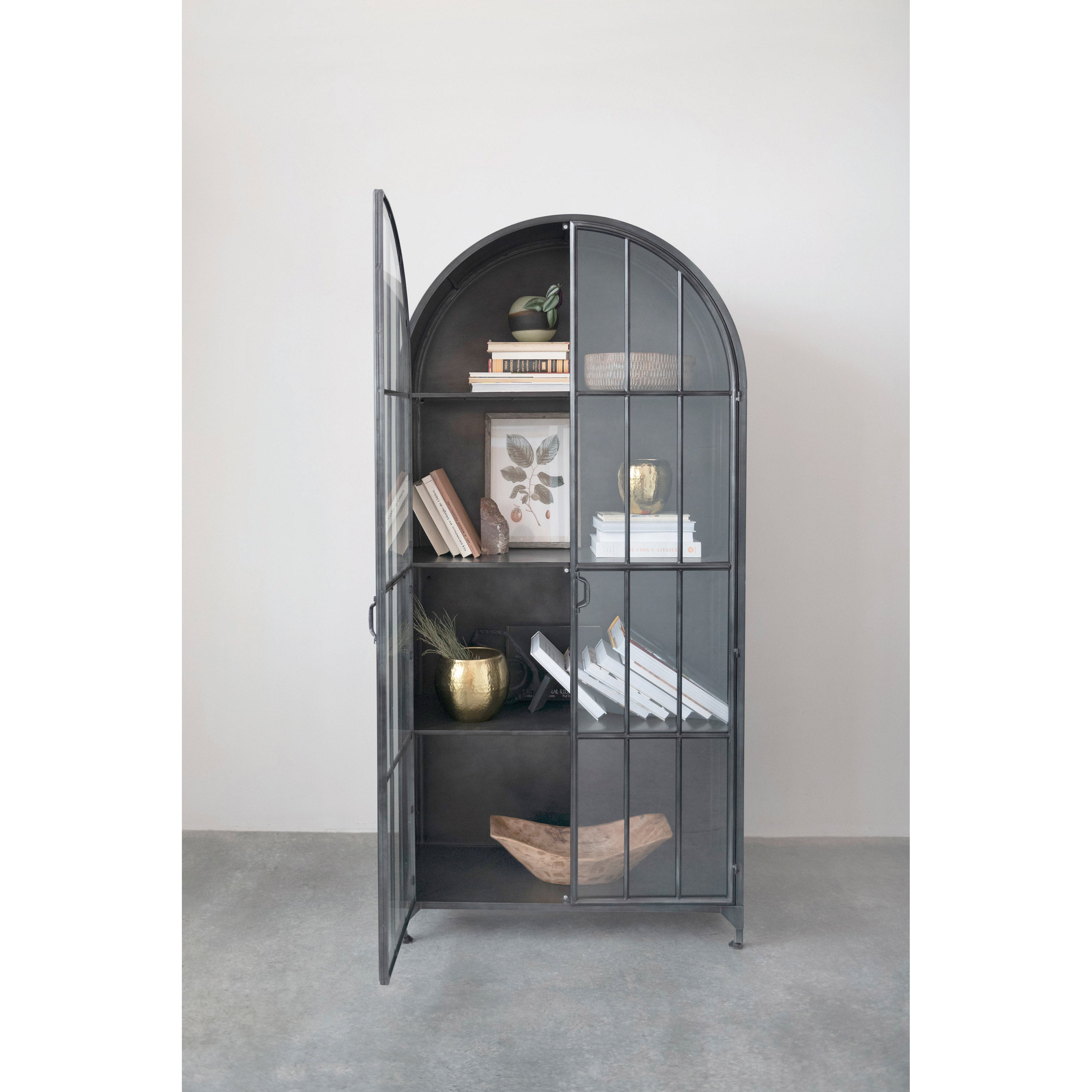 Arched Metal Cabinet DH Shoppe