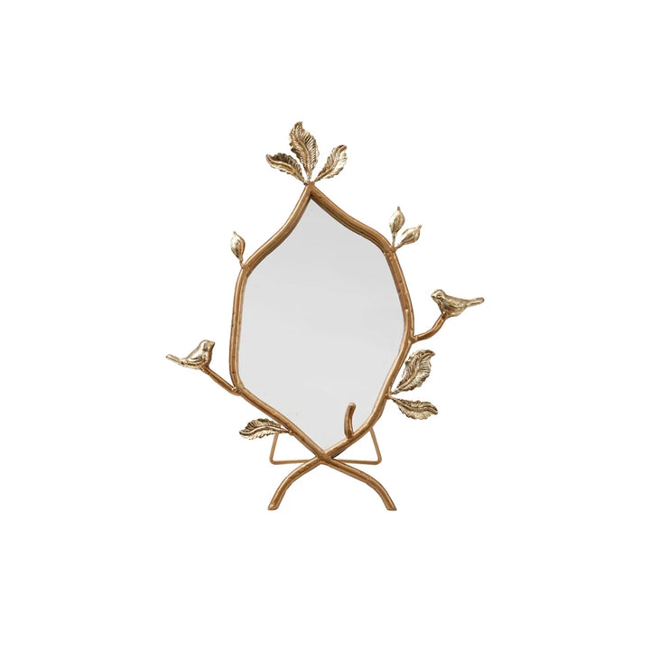 Brass Bird Mirror