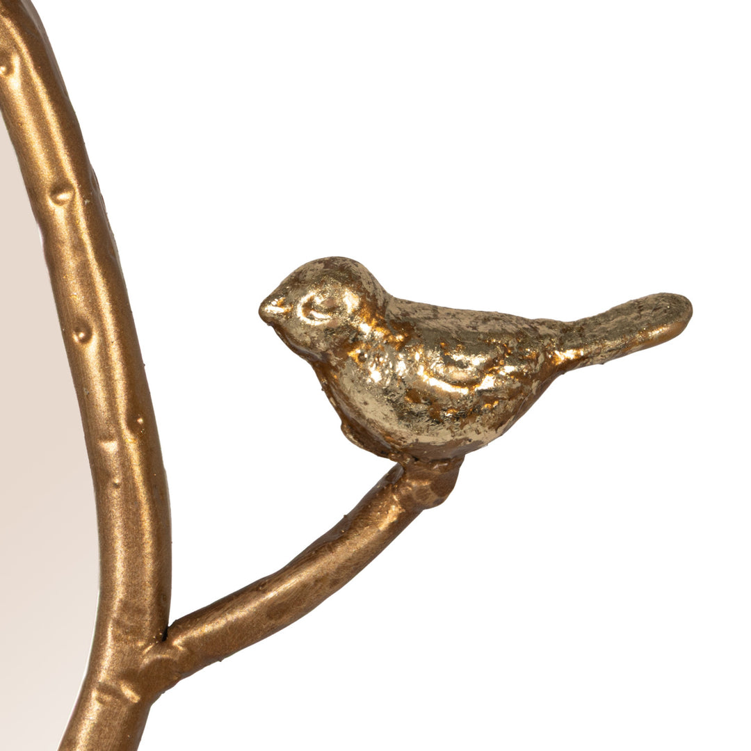 Brass Bird Mirror