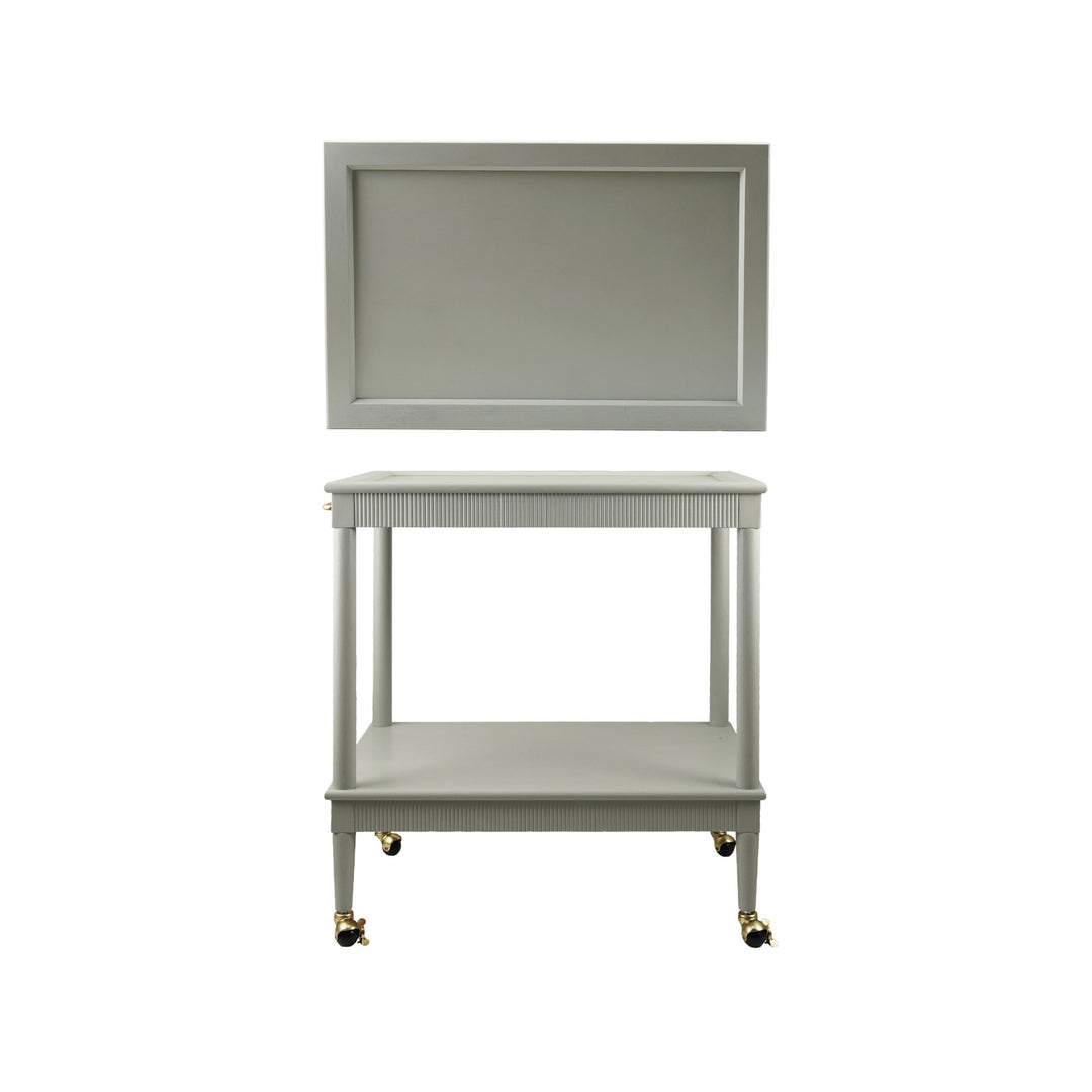 Wood Bar Cart