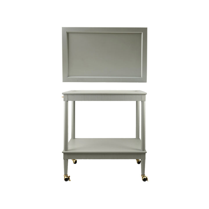 Wood Bar Cart