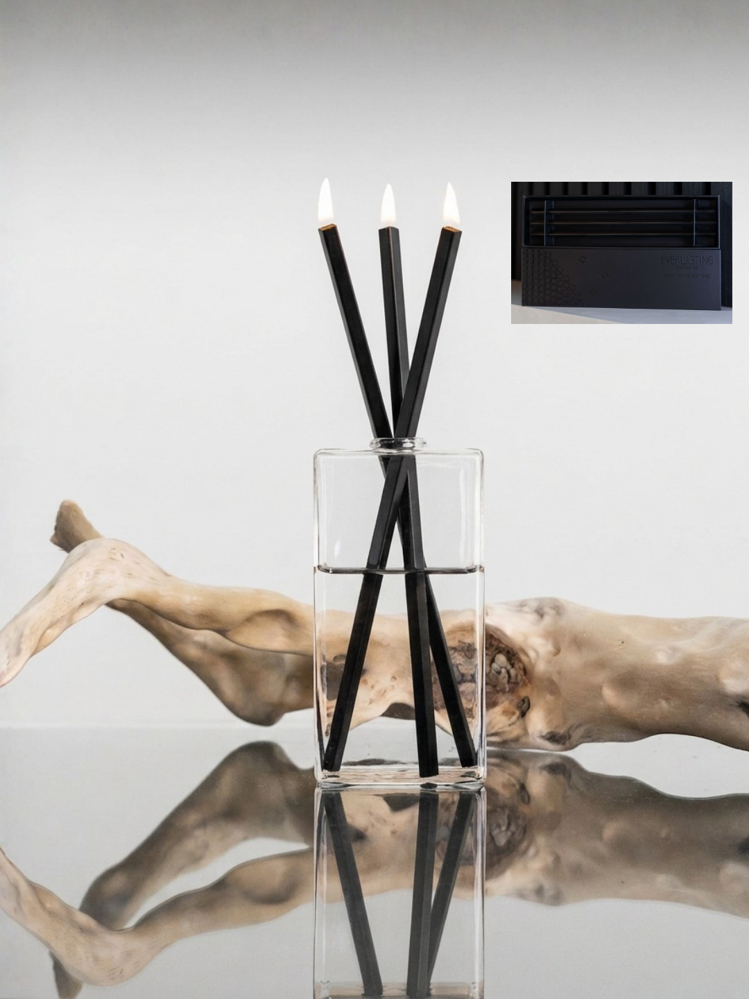 Everlasting Candles – Steel Candlesticks
