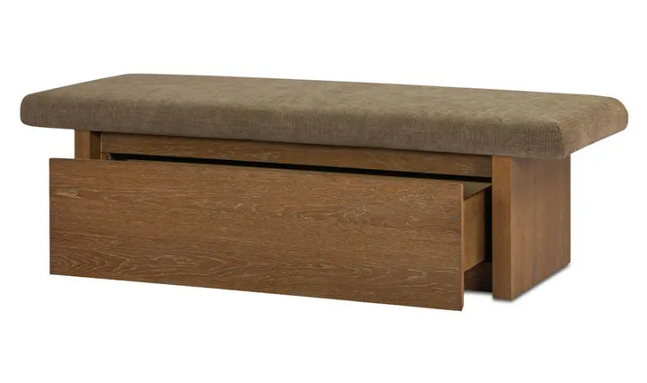 Gemma Storage Bench | Taupe