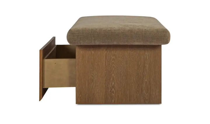 Gemma Storage Bench | Taupe