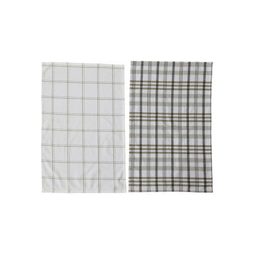 Plaid Cotton Tea Towels