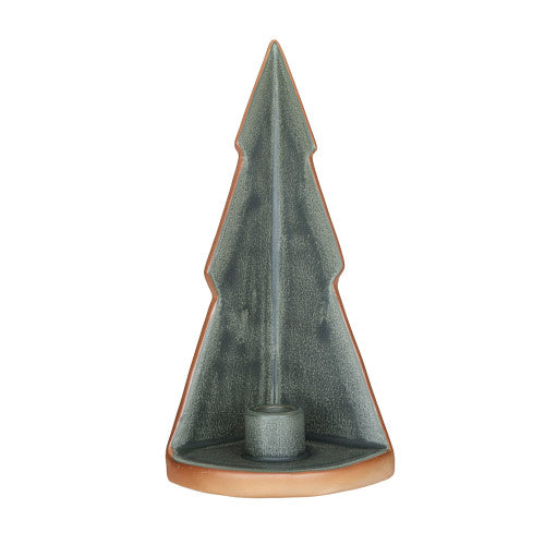 Stoneware Tree Candle Holder