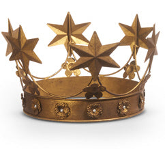 10.5" Antique Gold Crown