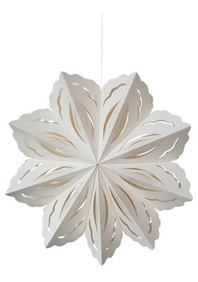 Recycled Paper Folding Snowflake