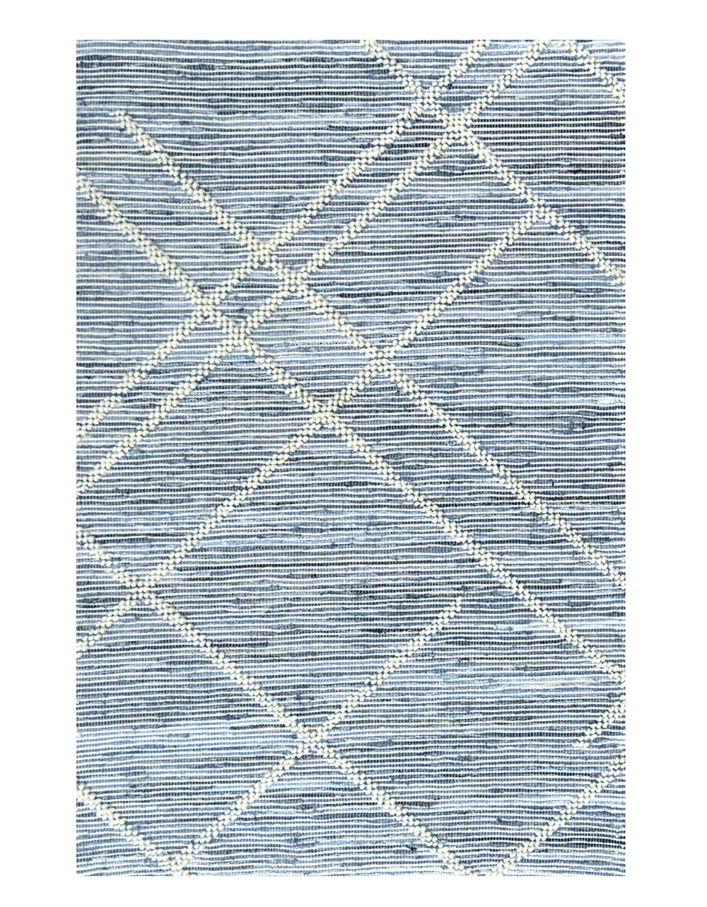 8' X 10' Recycled Demin Tufted Rug